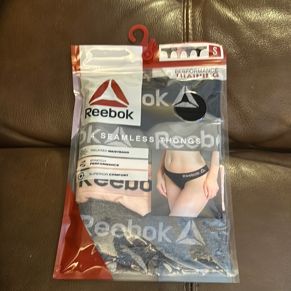 Reebok Pink and Black Panties Intimates & Sleepwear